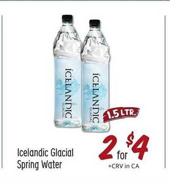 Sprouts Farmers Market Icelandic Glacial Spring Water offer