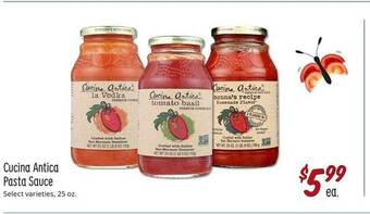 Sprouts Farmers Market Cucina Antica Pasta Sauce offer