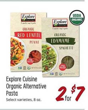 Sprouts Farmers Market Explore Cuisine Organic Alternative Pasta offer