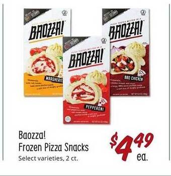 Sprouts Farmers Market Baozza! Frozen Pizza Snacks offer