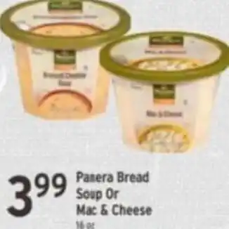 Brookshire's Panera Bread Soup Or Mac & Cheese 16 oz. offer