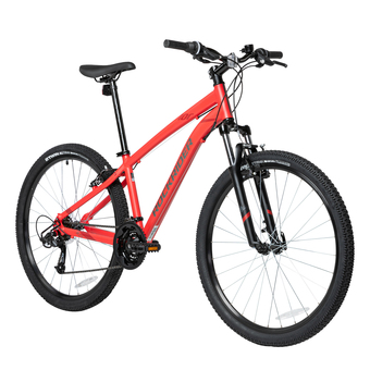 Walmart Decathlon Rockrider ST100, 21 Speed Mountain Bike, 27.5", Unisex, Red, Small offer