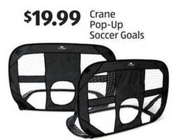 Aldi Crane Pop-up Soccer Goals offer