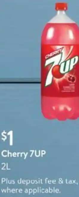 Walmart Cherry 7UP 2L offer