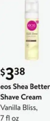 Walmart eos Shea Better Shave Cream 7 fl oz offer