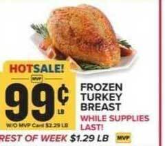 Food Lion Frozen Turkey Breast offer