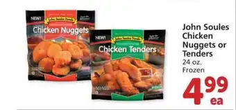 Albertsons John Soules Chicken Nuggets Or Tenders offer