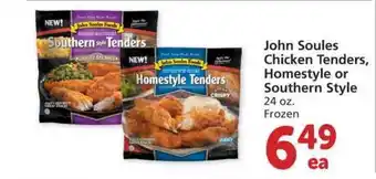Albertsons John Soules Chicken Tenders, Homestyle Or Southern Style offer