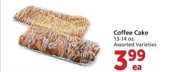 Albertsons Coffee Cake offer