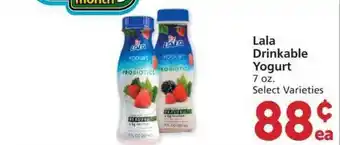 Albertsons Lala Drinkable Yogurt offer