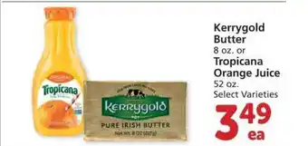 Albertsons Kerrygold Butter Or Tropicana Orange Juice offer
