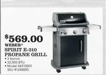 McLendon Weber Spirit E-310 Propane Grill offer