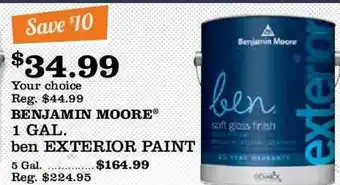 McLendon Benjamin Moore 1 Gal. Ben Exterior Paint offer