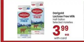 Safeway Darigold Lactose Free Milk Half Gallon offer
