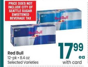Safeway Red Bull offer