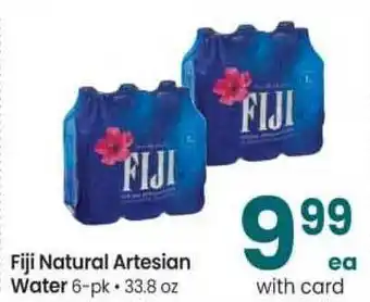 Safeway Fiji Natural Artesian Water offer