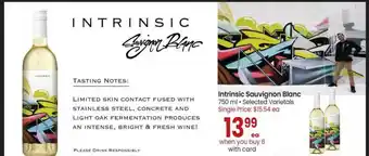 Safeway Intrinsic Sauvignon Blanc offer