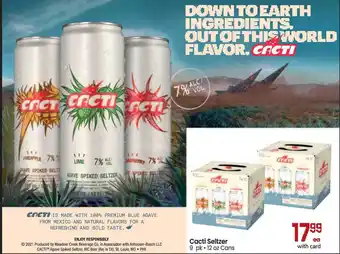 Safeway Cacti Seltzer offer