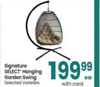 Safeway Hanging Garden Swing offer
