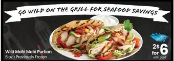 Safeway Wild Mahi Mahi Portion offer