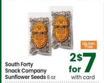 Safeway South Forty Snack Company Sunflower Seeds offer