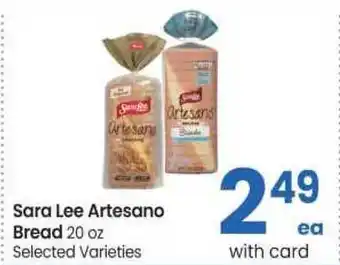 Safeway Sara Lee Artesano Bread offer