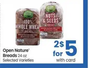Safeway Open Nature Breads offer