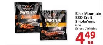 Safeway Bear Mountain BBQ Craft Smoke'ems offer