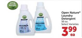 Safeway Open Nature Laundry Detergent offer
