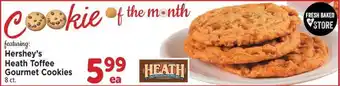 Safeway Hershey's Heath Toffee Gourmet Cookies offer