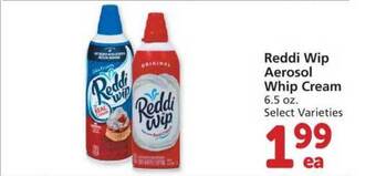 Safeway Reddi Wip Aerosol Whip Cream offer