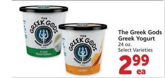 Safeway The Greek Gods Greek Yogurt offer
