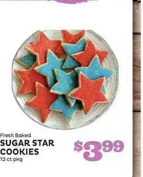 County Market Sugar Star Cookies offer
