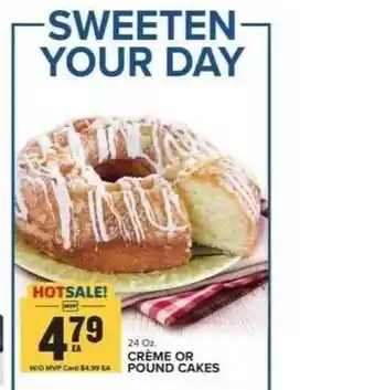 Food Lion Crème Or Pound Cakes offer