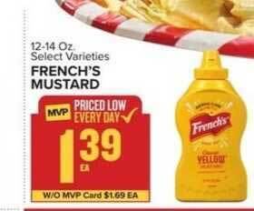 Food Lion French's Mustard offer