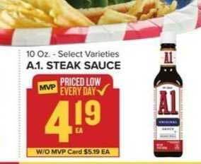 Food Lion A.1. Steak Sauce offer