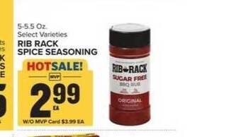 Food Lion Rib Rack Spice Seasoning offer