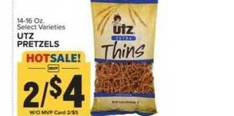 Food Lion UTZ Pretzels offer