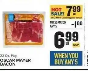 Food Lion Oscar Mayer Bacon offer