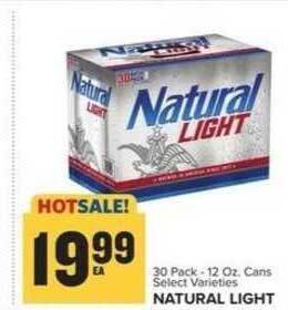 Food Lion Natural Light offer