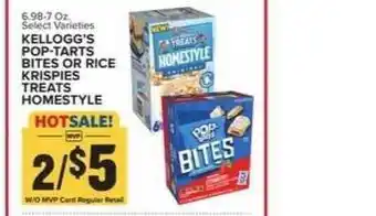 Food Lion Kellogg's Pop-tarts Bites Or Rice Krispies Treats Homestyle offer