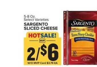 Food Lion Sargento Sliced Cheese offer