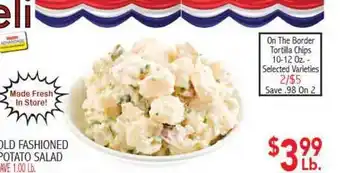 On The Border Tortilla Chips , Old Fashioned Potato Salad