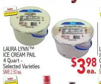Ingles Markets Laura Lynn Ice Cream Pail offer