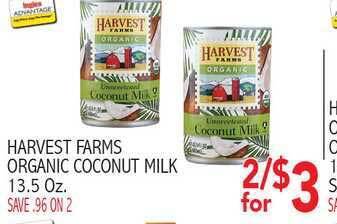 Ingles Markets Harvest Farms Organic Coconut Milk offer