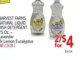 Ingles Markets Harvest Farms Natural Liquid Dish Detergent offer
