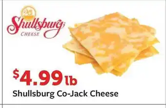 Fareway Shullsburg Co-Jack Cheese offer