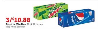 Fareway Pepsi Or Mtn Dew offer