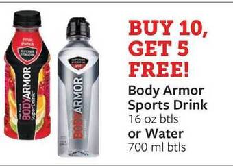 Fareway Body Armor Sports Drink Or Water offer