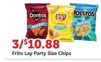 Fareway Frito Lay Party Size Chips offer